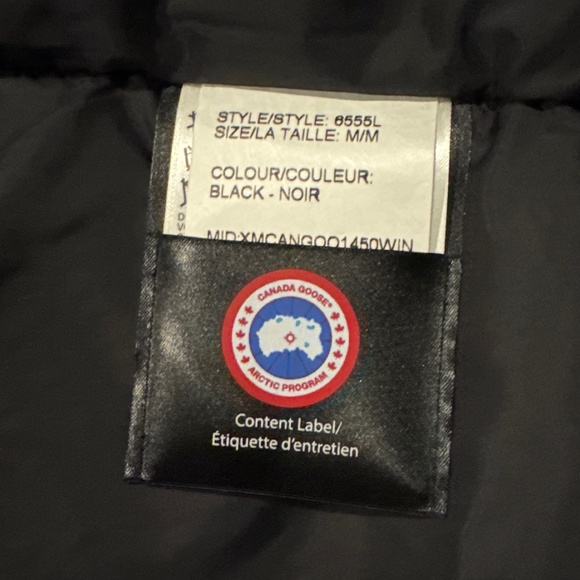 Canada Goose Ellesmere Parka Jacket for Women Size M - Black - Picture 6 of 7
